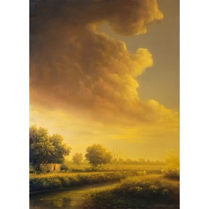 Zulfiqar Ali Zulfi, 30 x 40 Inch, Oil on Canvas, Landscape Painting-AC-ZUZ-093